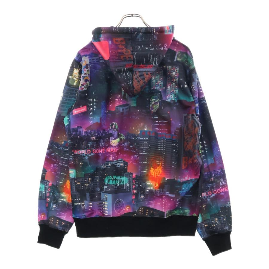 A BATHING APE アベイシングエイプ NEON TOKYO PULLOVER HOODIE A BATHING APE アベイシングエイプ NEON TOKYO PULLOVER HOODIE