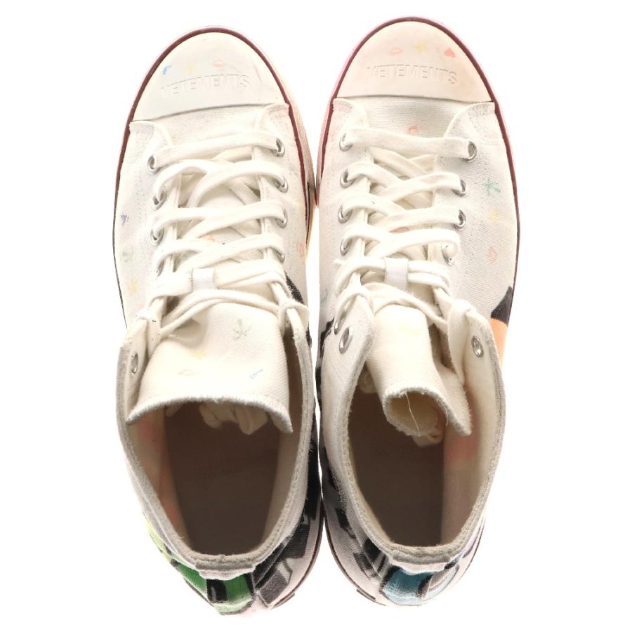 VETEMENTS ヴェトモン 20SS Classic High Tops Hardcore Happiness  