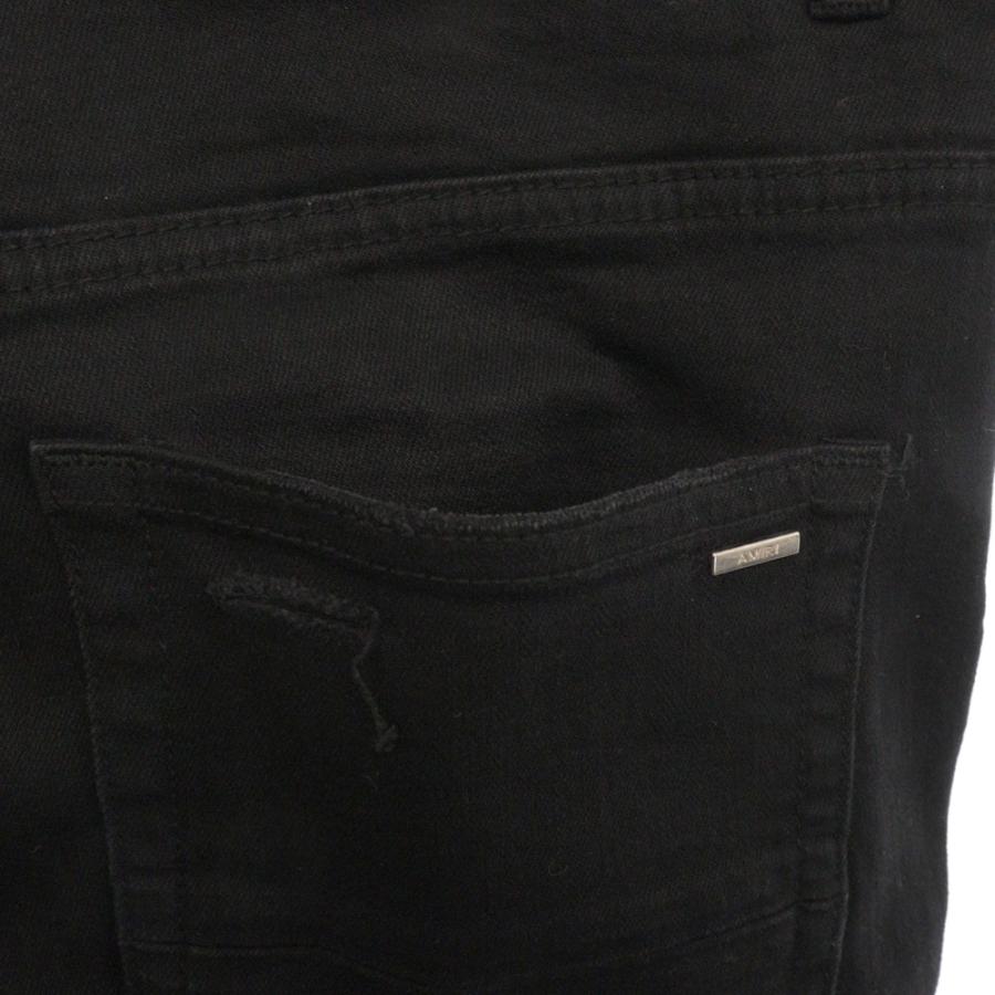 AMIRI（アミリ） MX1 ダメージ加工 スキニーデニムパンツ ブラック