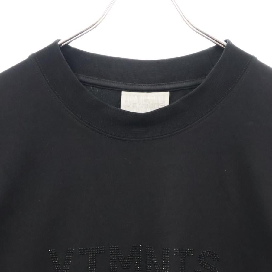 VETEMENTS ヴェトモン ラインストーン ロゴ 半袖 Tシャツ VETEMENTS ヴェトモン ラインストーン ロゴ 半袖 Tシャツ