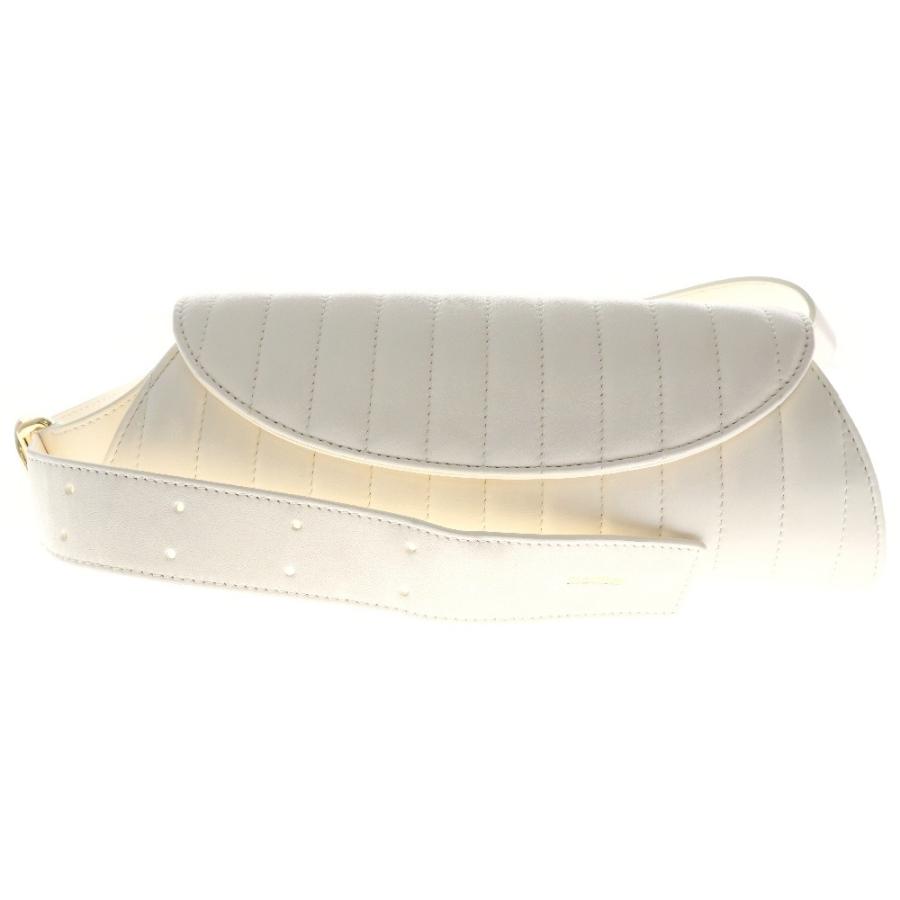 JIL SANDER ホワイトレザーバッグ ジルサンダー JIL SANDER TANGLE ショルダーバッグ ポシェット