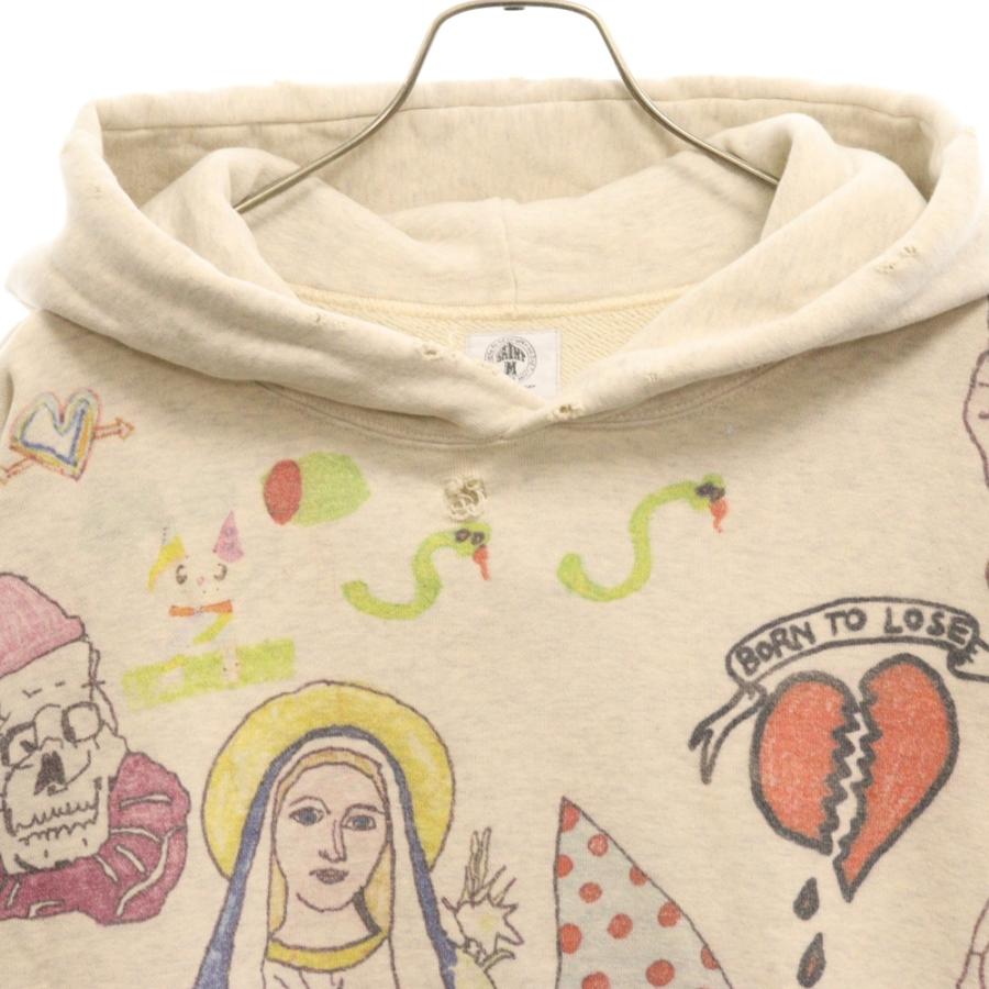 SAINT MICHAEL 21SS Hoodie Graffiti XL