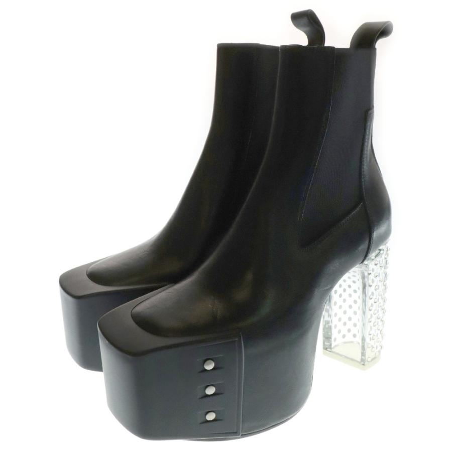 リックオウエンス　クリアヒール　キスブーツ　36 Rick Owens（リック・オウエンス） GRILL KISS BOOTS キスブーツ