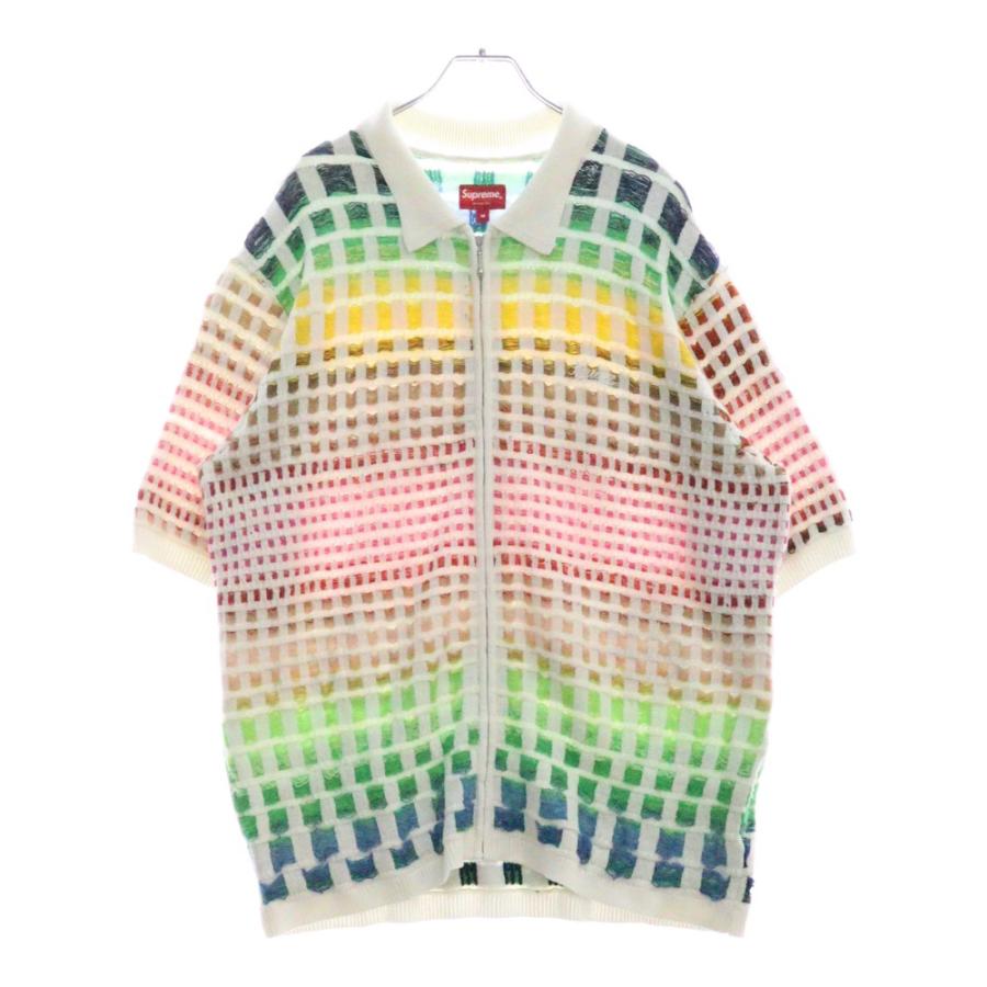 Supreme（シュプリーム） 23SS Gradient Grid Zip Up Polo 