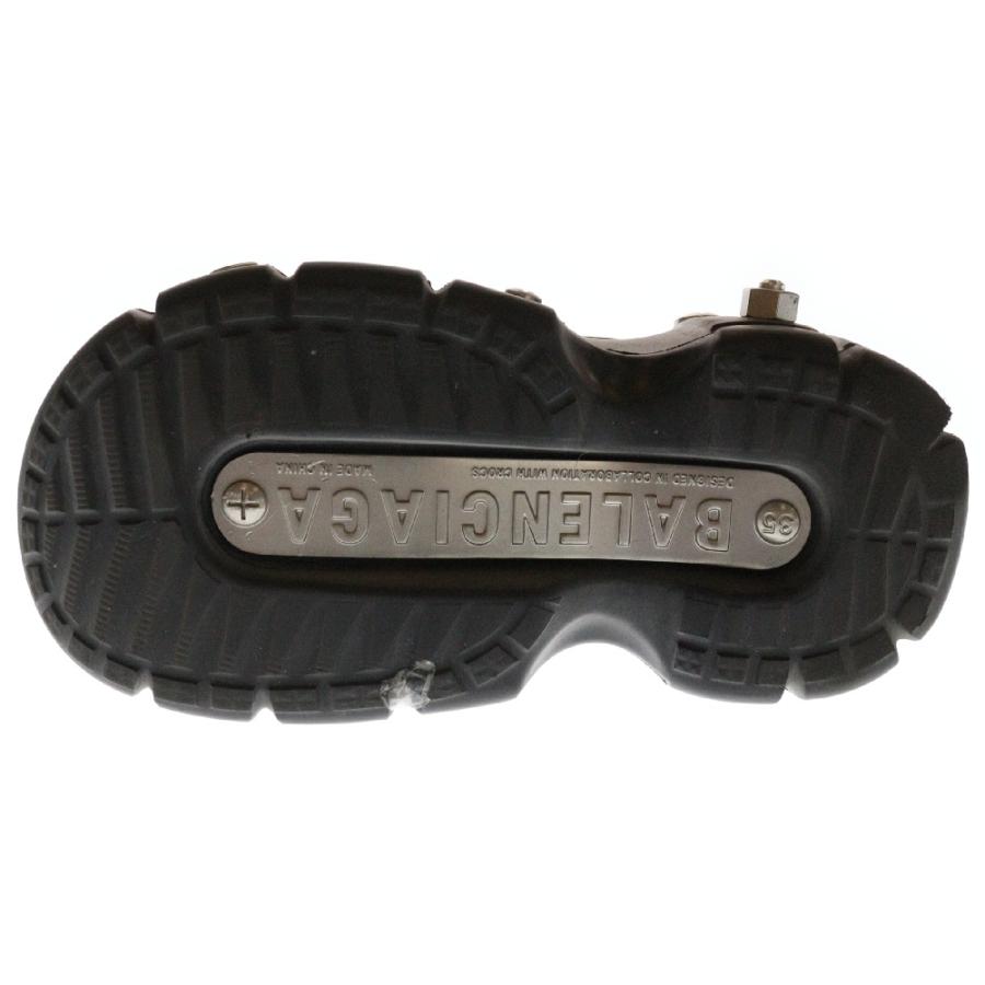 【正規品】BALENCIAGA　ハードクロックス　黒ミュール 44 極美品 BALENCIAGA バレンシアガ ミュール HARDCROCS ハード