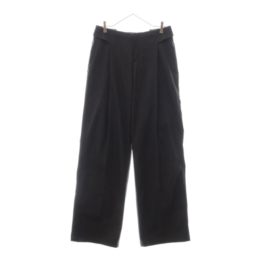 BIBLIOTHERK 24AW LOOSE DRESS TROUSERS センタープレス ルーズ ドレス