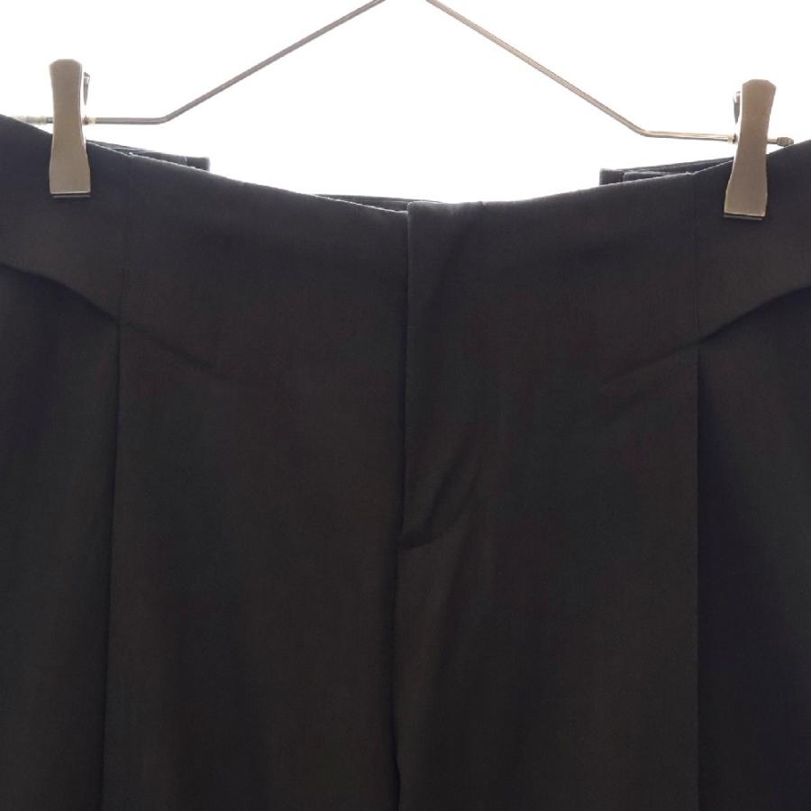 BIBLIOTHERK 24AW LOOSE DRESS TROUSERS センタープレス ルーズ ドレス