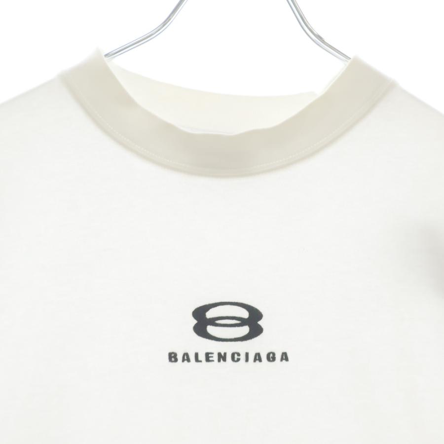BALENCIAGA（バレンシアガ） 23AW バック切替 ロゴ刺繍スポーティ半袖T