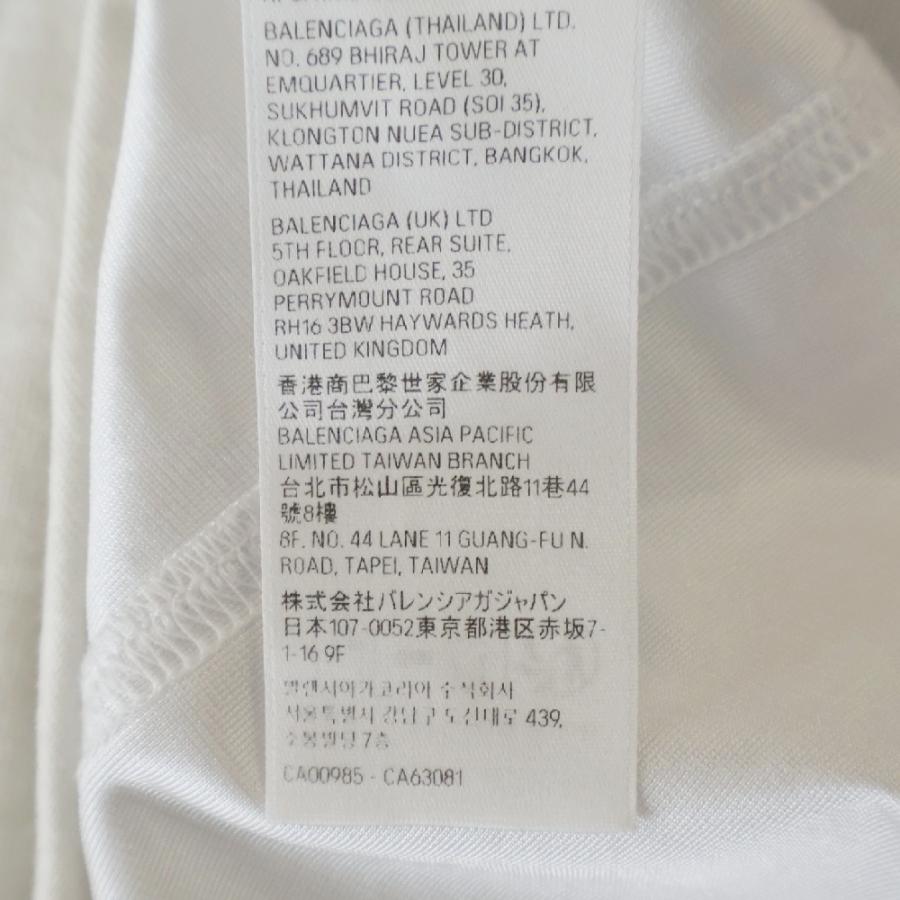 BALENCIAGA（バレンシアガ） 23AW バック切替 ロゴ刺繍スポーティ半袖T