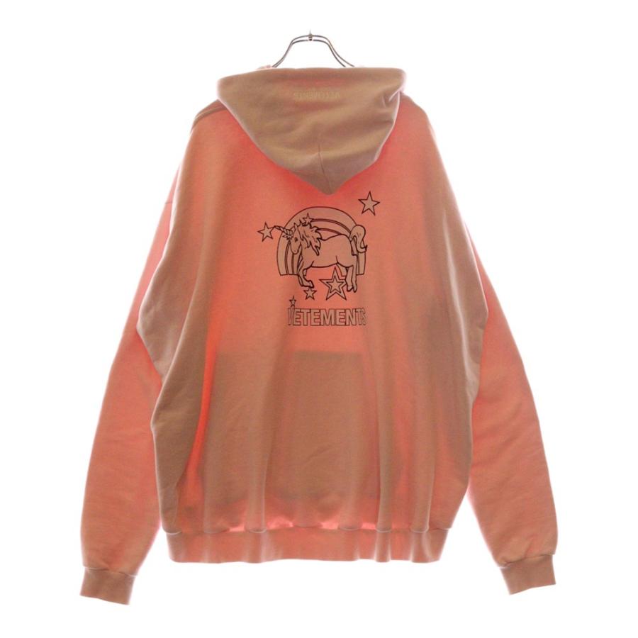 VETEMENTS ユニコーン フーディ パーカ Unicorn ヴェトモン VETEMENTS ユニコーン パーカー 水色 unicorn 【公式通販】