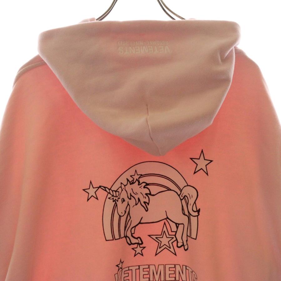 VETEMENTS（ヴェトモン） 19AW Rainbows Unicorn Hoodie レインボー