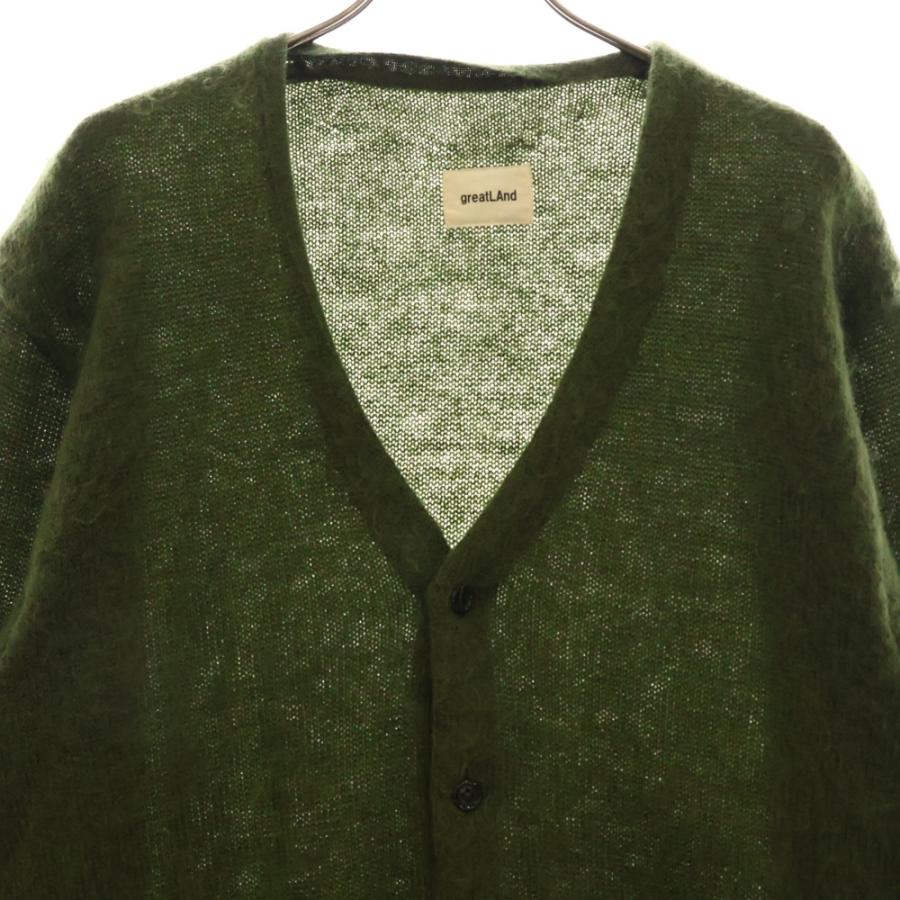greatLand グレイトランド Grungeman Cardigan Jacket モヘア