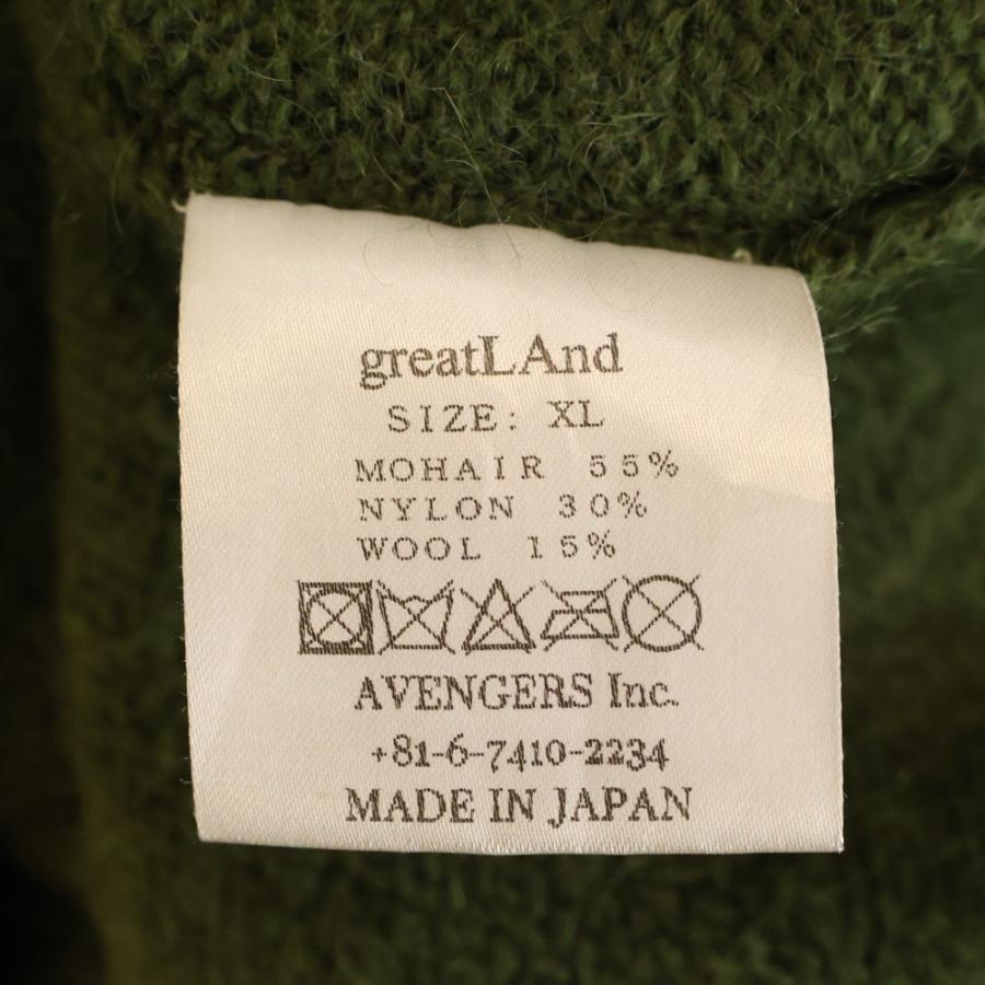greatLand グレイトランド Grungeman Cardigan Jacket モヘア