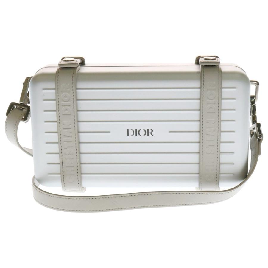 DIOR ディオール ×RIMOWA リモワ パーソナル アルミ ショルダーバッグ