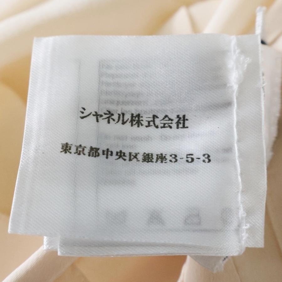 CHANEL（シャネル） リボン付き ココマーク パールボタン シルク