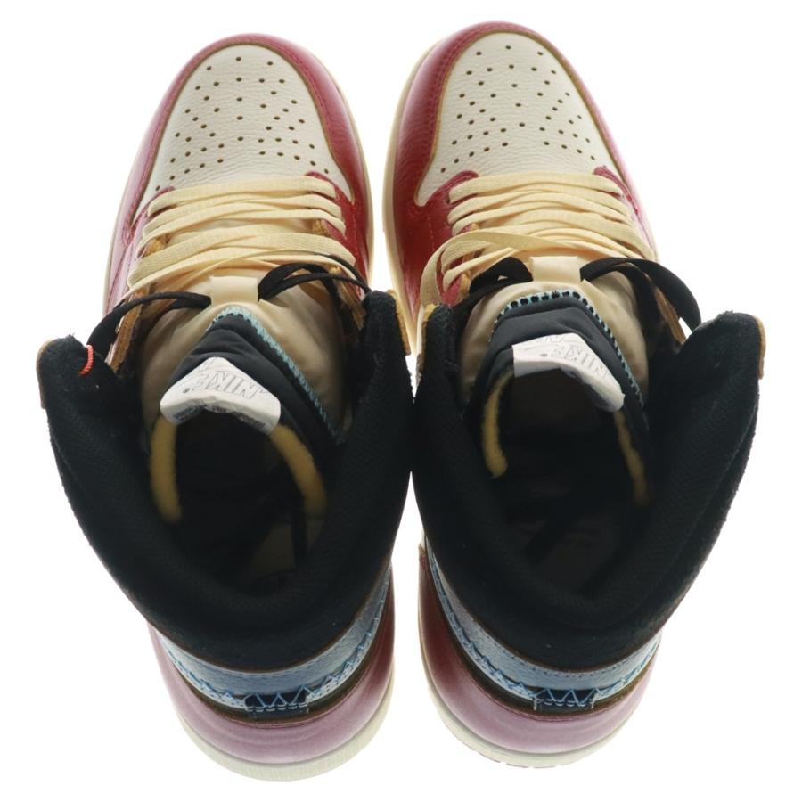 NIKE（ナイキ） ×ユニオン エアジョーダン1 ハイ ハイカットスニーカー
