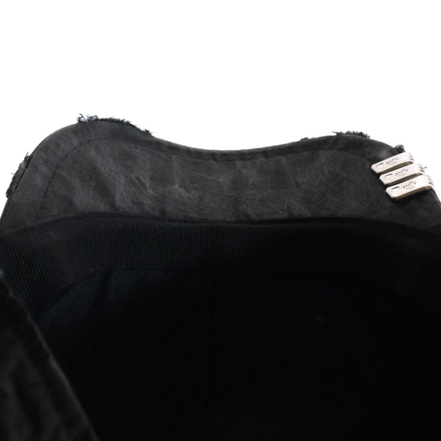 Marking Distance CRUST HAT ダメージ加工 帽子 キャップ ブラック