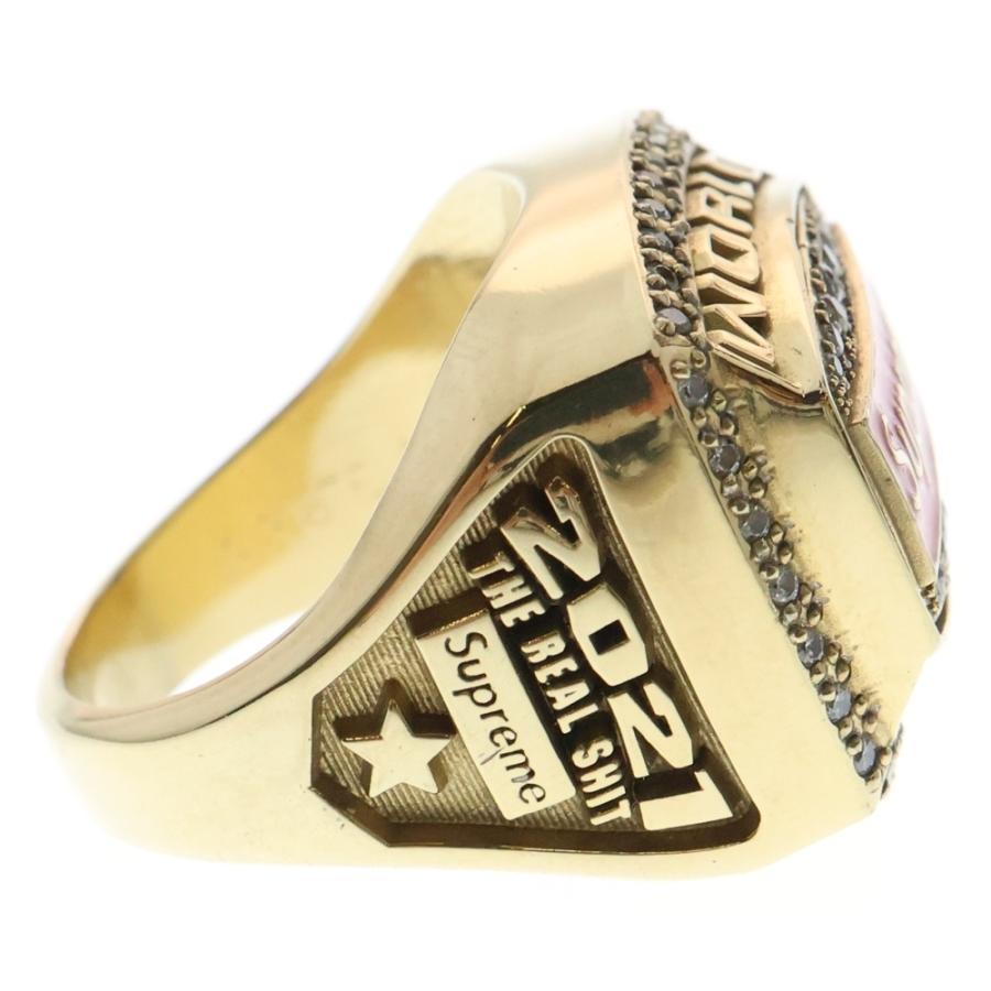Supreme チャンピオンリング　ゴールド　サイズ10 Supreme（シュプリーム） 21SS × Jostens Champion Ring ジャスティン