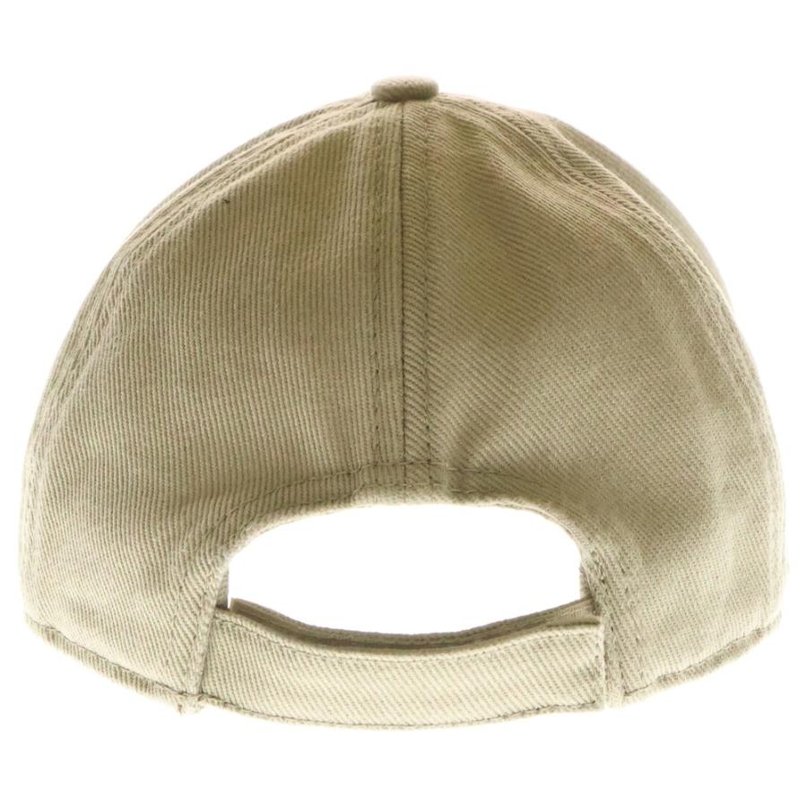 miumiu ミュウミュウ フロントロゴ刺繍 ドリル ベースボールキャップ