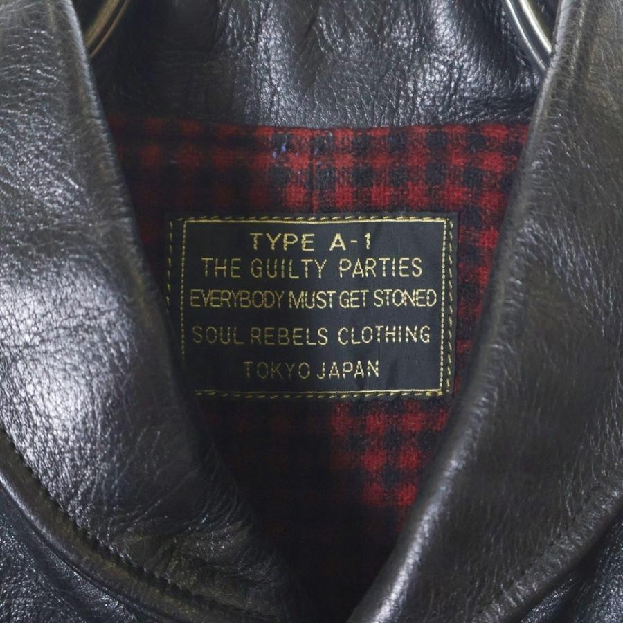 WACKO MARIA ワコマリア カウハイド ウールチェック柄ライナー レザー  