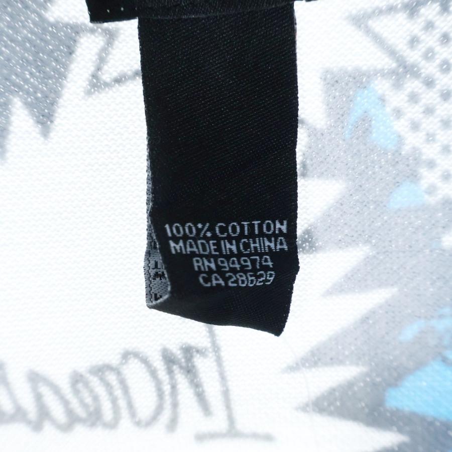 STUSSY（ステューシー） POP SHOUT POLO 総柄 ポロ半袖シャツ ブルー