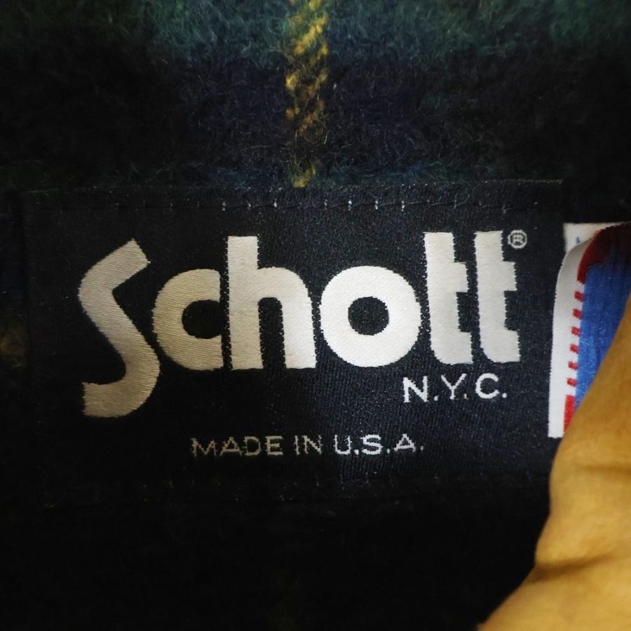 SCHOTT ショット ヌバックレザー ウールブランケット付き ジャケット