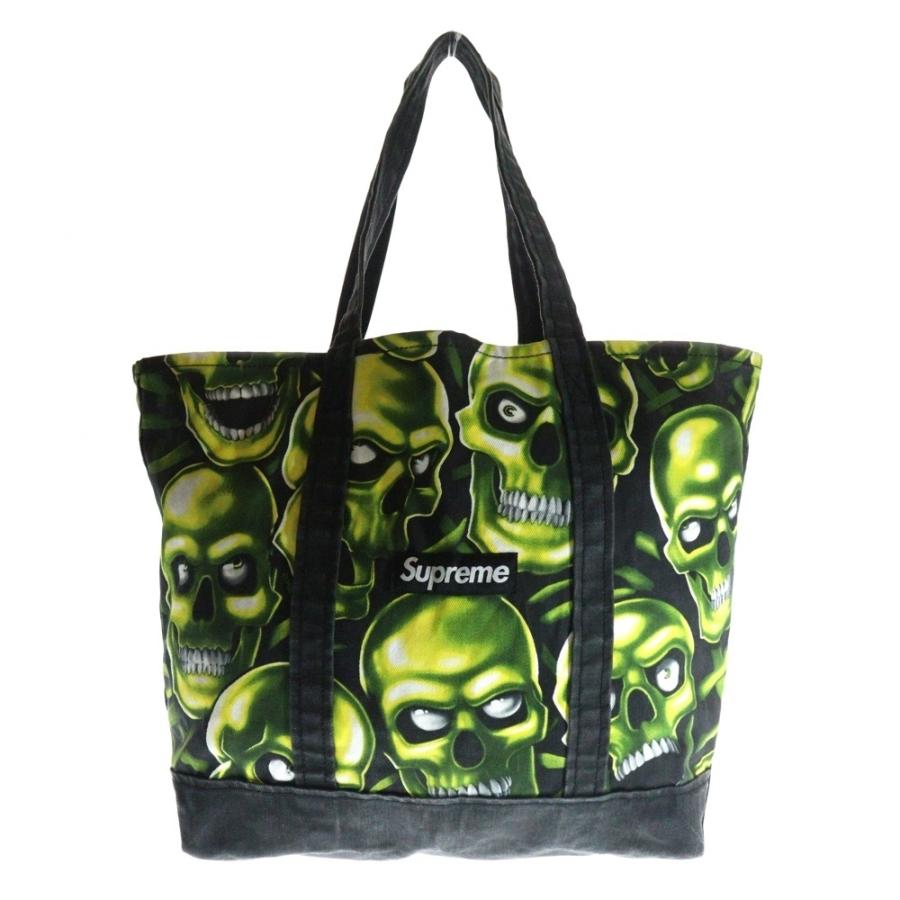 【最終価格】Supreme 18SSシュプリーム スカルパイルデニム トート Supreme（シュプリーム） 18SS Skull Pile Denim Tote スカルパイル