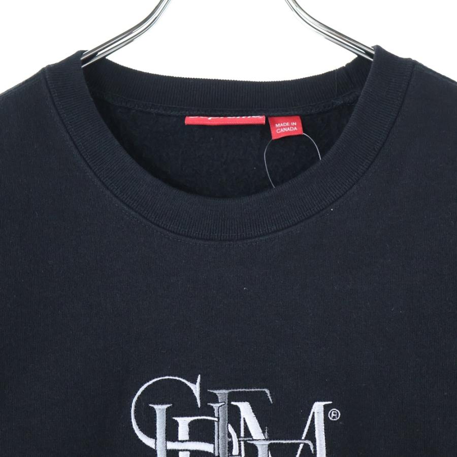 Supreme Overlap Crewneck 22SS 刺繍ロゴ スウェット