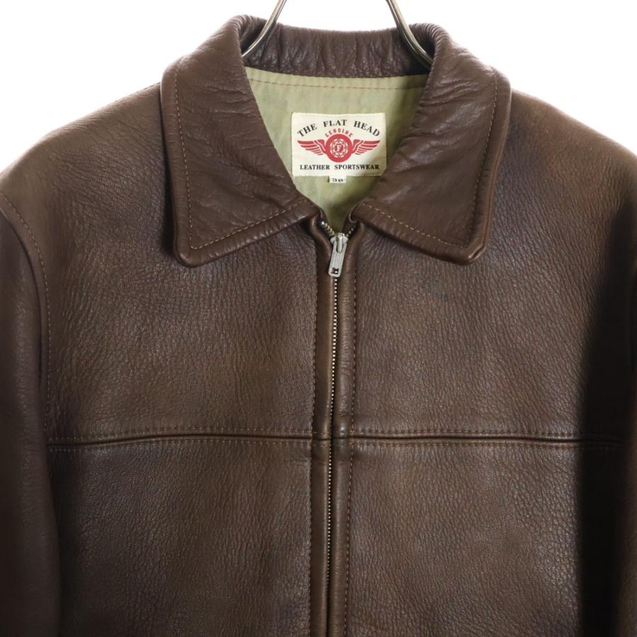 なぁば フラットヘッド ディアスキンランチコート 鹿革 スエード The Flat Head（フラッドヘッド） フラットヘッド ディアスキン 鹿革
