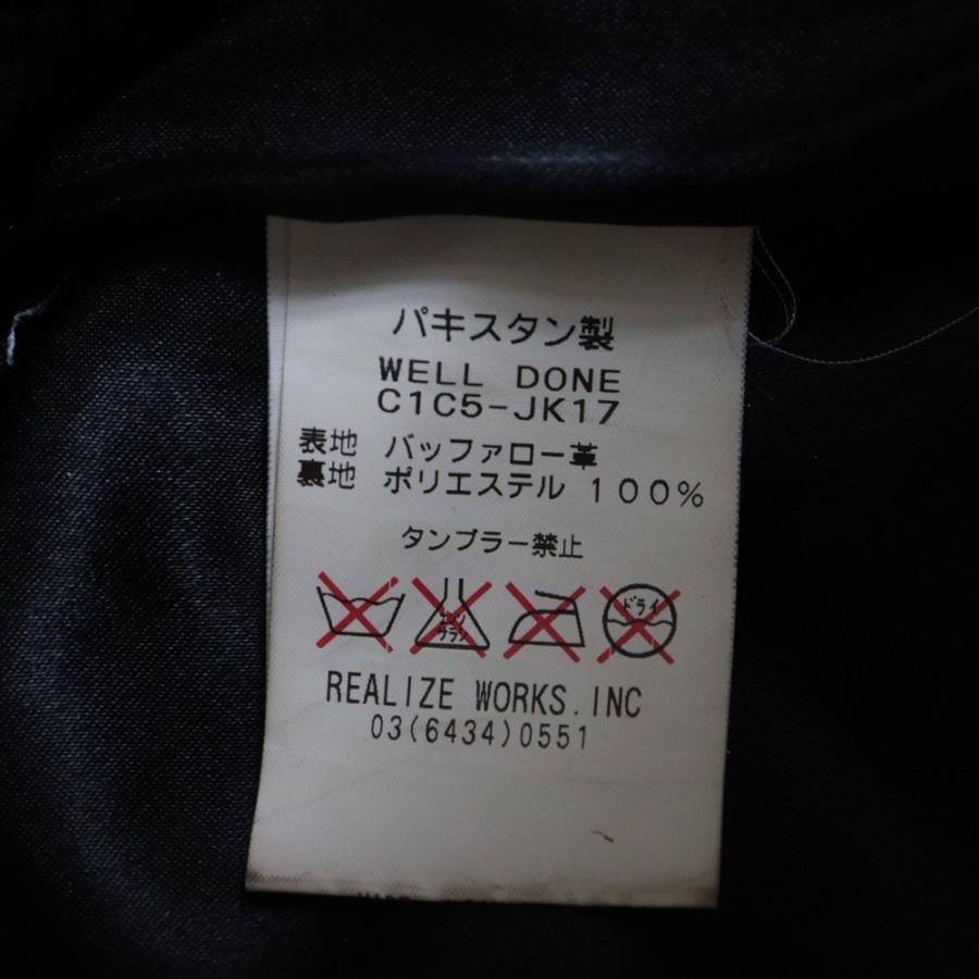 THE CRIMIE ザ クライミー バッファローレザー ジップアップ シングル