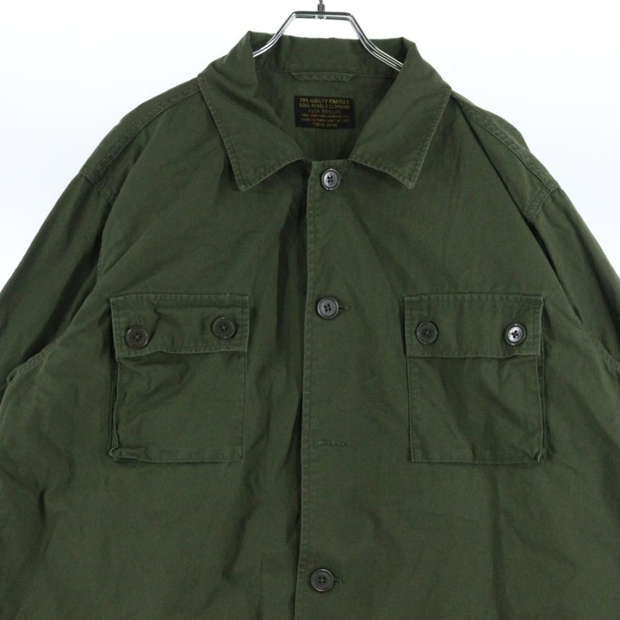WACKO MARIA（ワコマリア） ARMY L/S SHIRTS バックロゴプリント