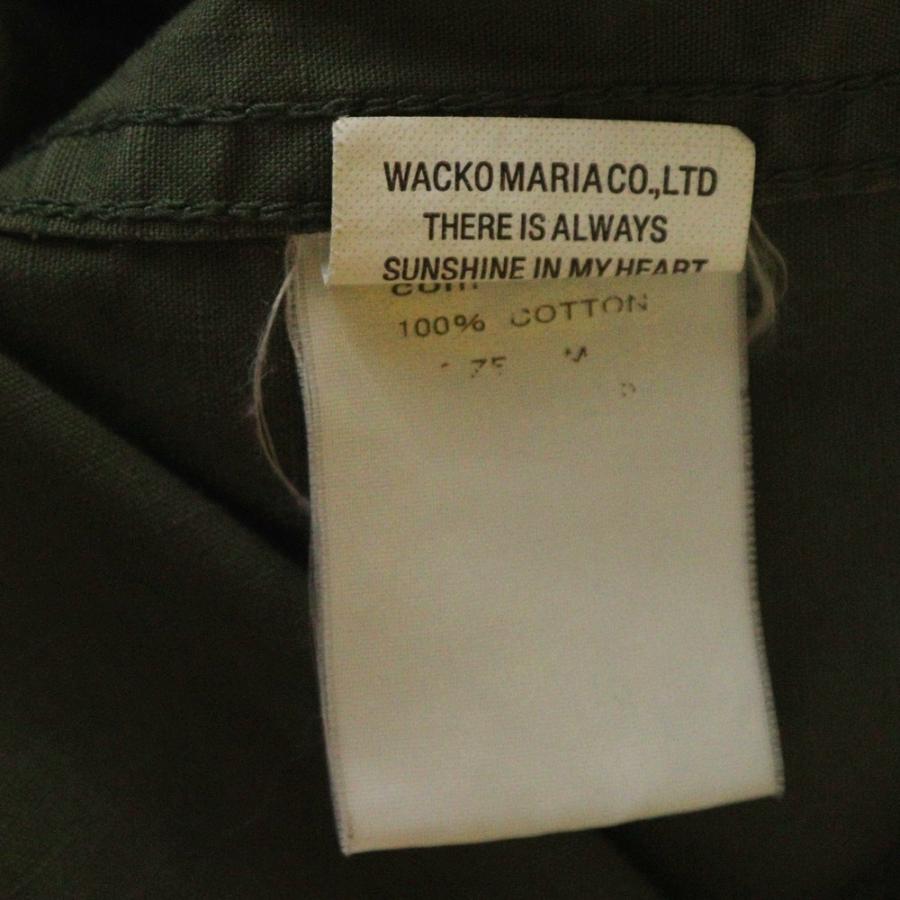 WACKO MARIA（ワコマリア） ARMY L/S SHIRTS バックロゴプリント