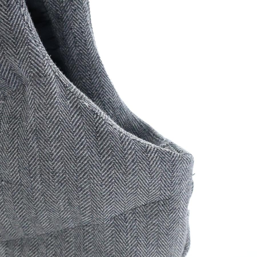 STUSSY（ステューシー） ウール フード付き ダウンベスト グレー