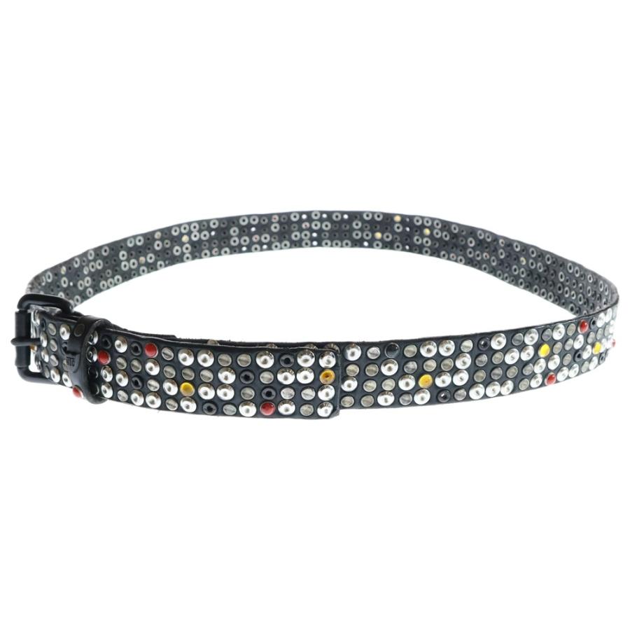 エイチティーシー HTC イタリア製 スタッズレザーベルト メンズ 90/36 HTC エイチティーシー Ron Herman別注 Narrow Studded Belt レザー