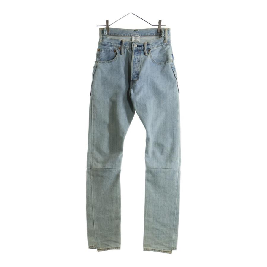 VETEMENTS ヴェトモン ×LEVIS リーバイス スリムストレート デニムパンツ ジーンズ インディゴ VETEMENTS（ヴェトモン） ×LEVIS リーバイス スリムストレート デニム
