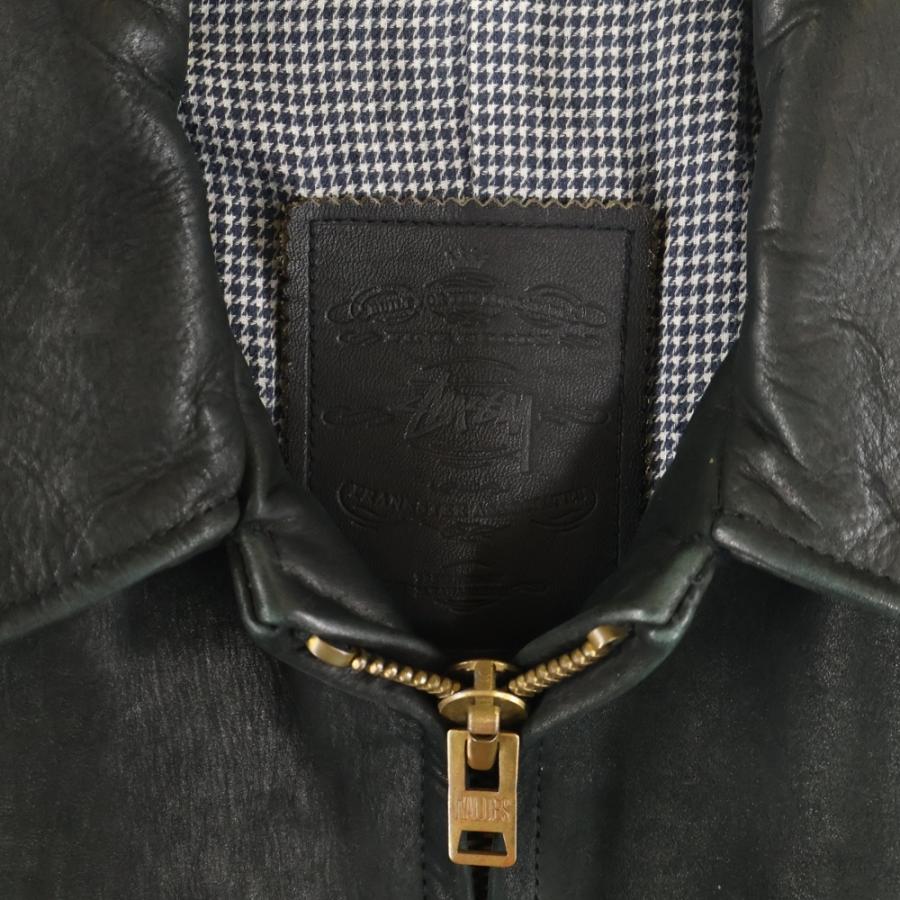 STUSSY（ステューシー） カウレザー 牛革 カーコート ジャケット