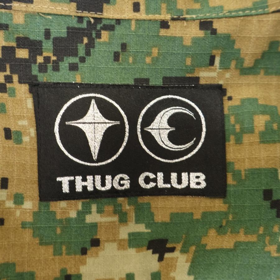 THUG CLUB サグクラブ デジタルカモ ミリタリー ジャケット ブルゾン