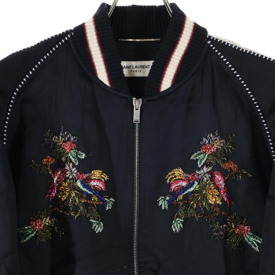 SAINT LAURENT PARIS サンローランパリ 19SS シルク バード刺繍