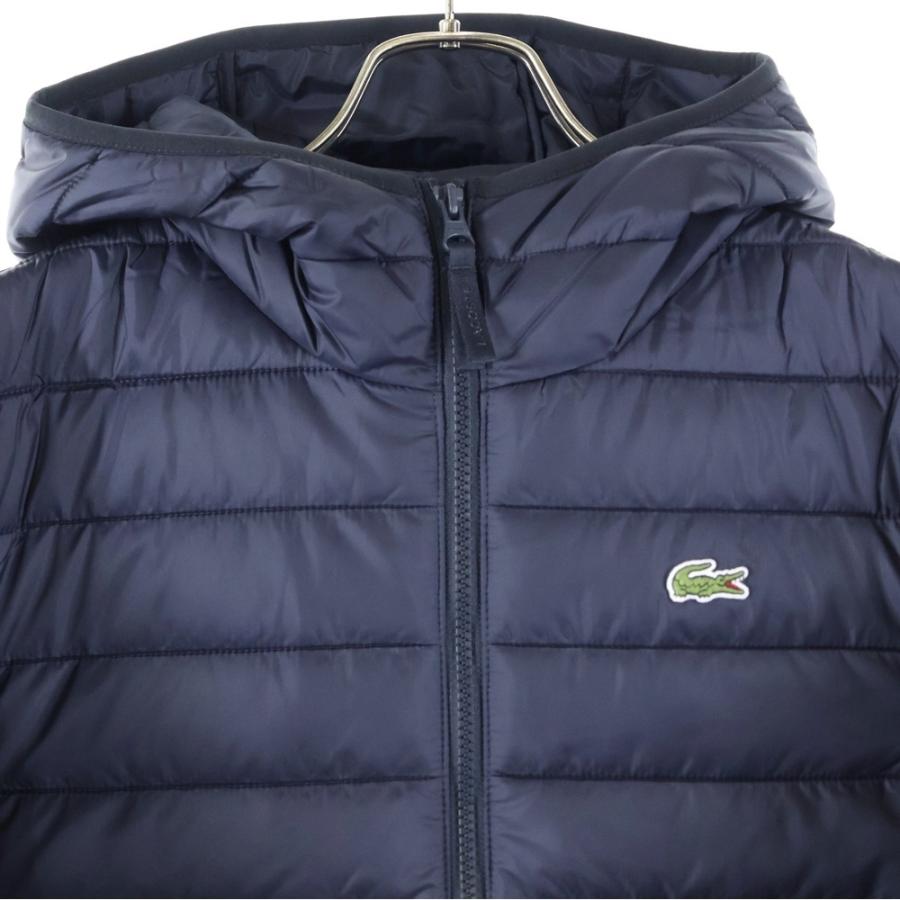 LACOSTE（ラコステ） ジップアップ 撥水 キルテッド フード パフ 