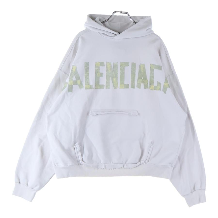 BALENCIAGA（バレンシアガ） 23SS Tape Type Ripped Pocket Hoodie