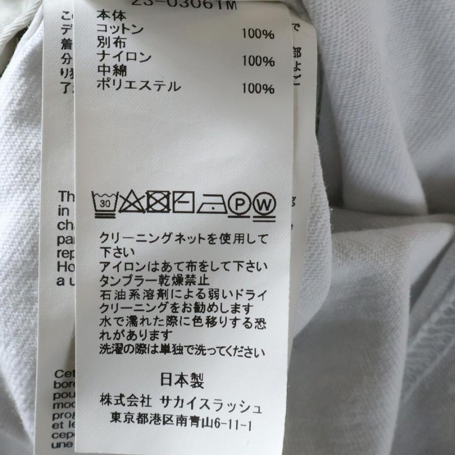 sacai（サカイ） Cotton Jersey T-shirt フロントポケット ベルト