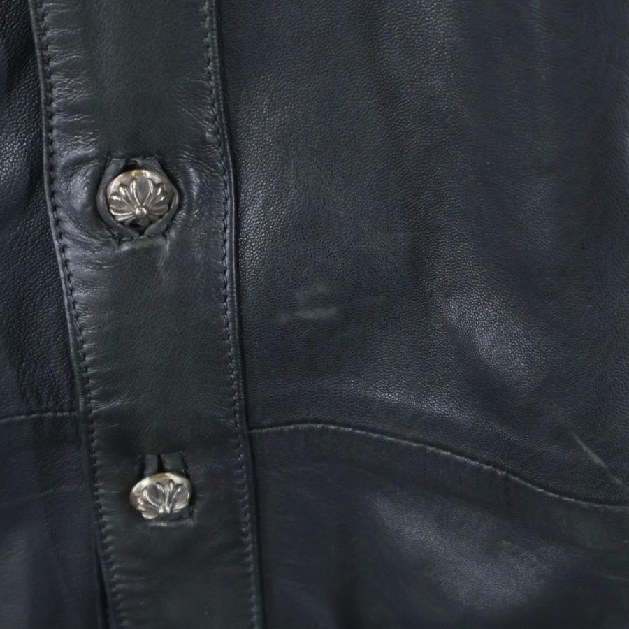 CHROME HEARTS（クロムハーツ） クロスボールボタン レザーロング