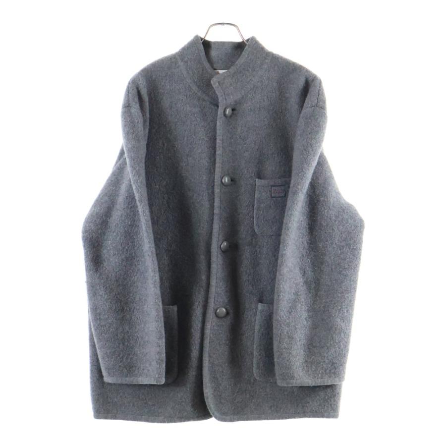 PAPAS（パパス） フロントボタンデザイン ウールコート アウター