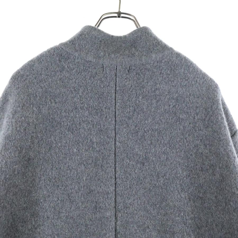 PAPAS（パパス） フロントボタンデザイン ウールコート アウター