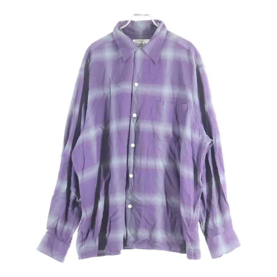 WACKO MARIA（ワコマリア） 23AW OMBRE CHECK OPEN COLLAR SHIRT