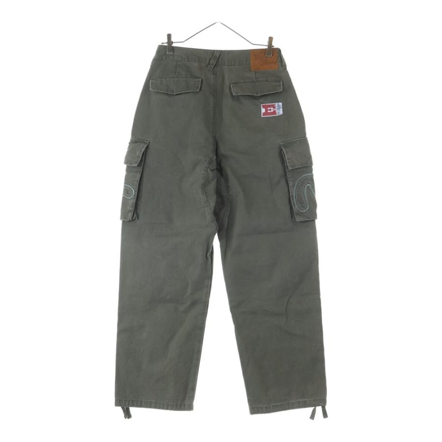 【超美品 】LV パネルカーゴ ロゴ刺繍 カーゴパンツ カーキ 42 Logo Denim Pants / バックポケット刺繍ワイドカーゴパンツ – Ha-Li-C