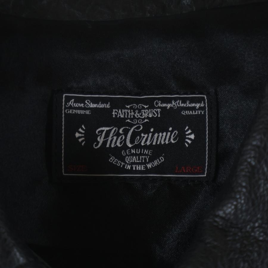 THE CRIMIE ザ クライミー バッファローレザー ジップアップ シングル