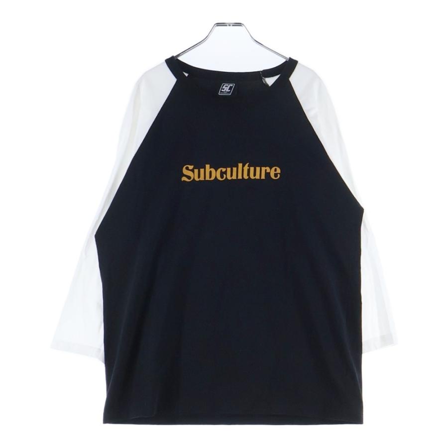 SUBCULTURE サブカルチャー SKULL&SNAKE RAGLAN T-Shirts フロントロゴ