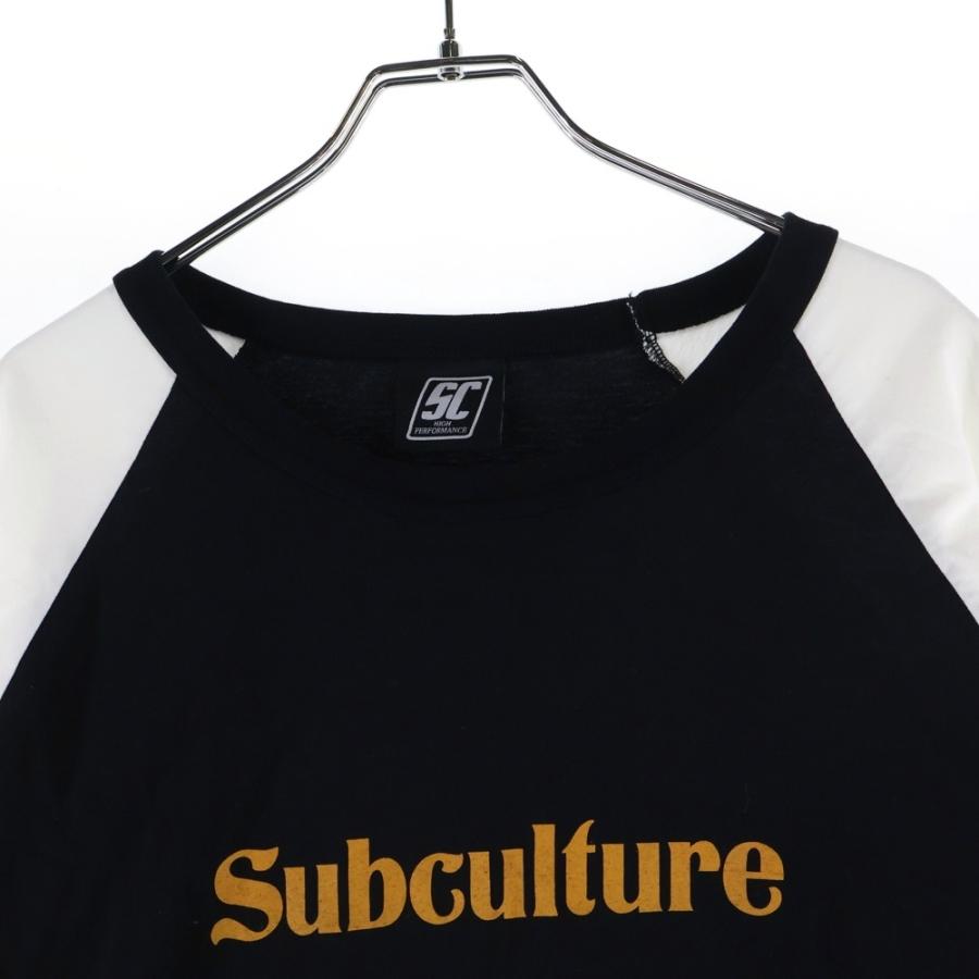 SUBCULTURE サブカルチャー SKULL&SNAKE RAGLAN T-Shirts フロントロゴ