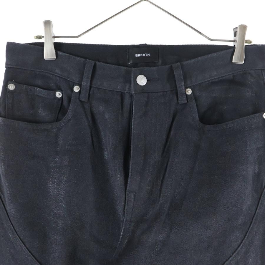 BREATH ブレス 25AW COATING BIKER DENIM PANTS バイカー コーティング